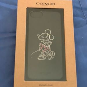 Authentic Coach NIB, Minnie Mouse iPhone 8 case